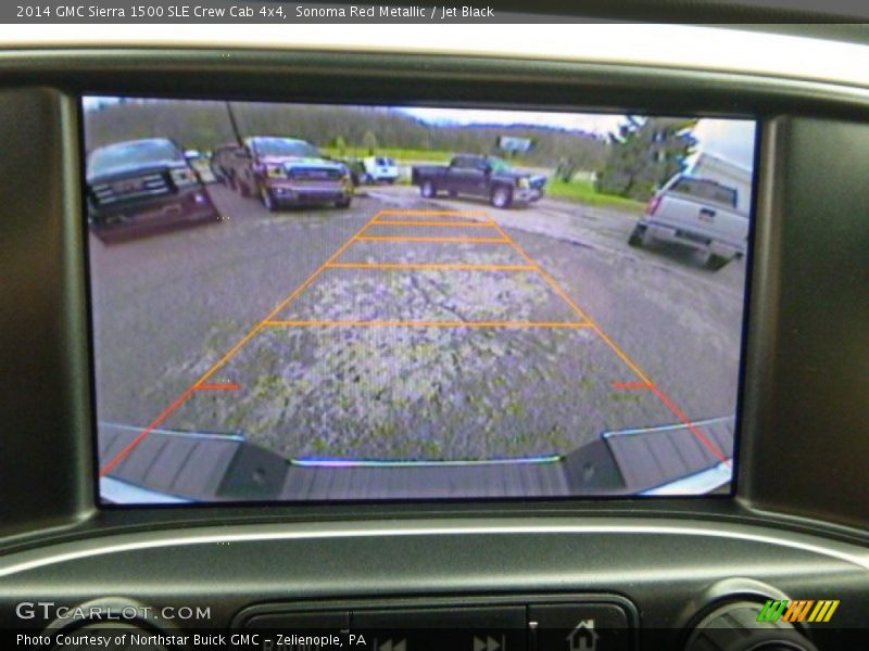Sonoma Red Metallic / Jet Black 2014 GMC Sierra 1500 SLE Crew Cab 4x4