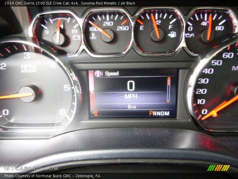 Sonoma Red Metallic / Jet Black 2014 GMC Sierra 1500 SLE Crew Cab 4x4