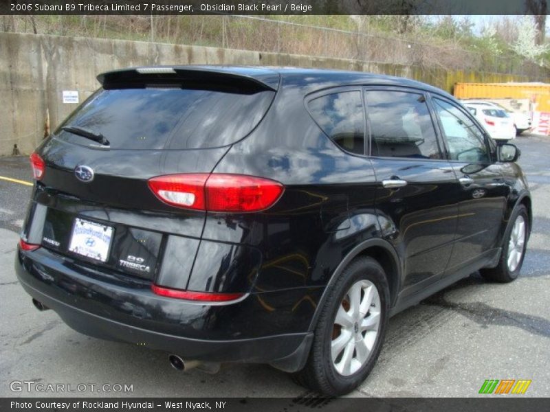 Obsidian Black Pearl / Beige 2006 Subaru B9 Tribeca Limited 7 Passenger