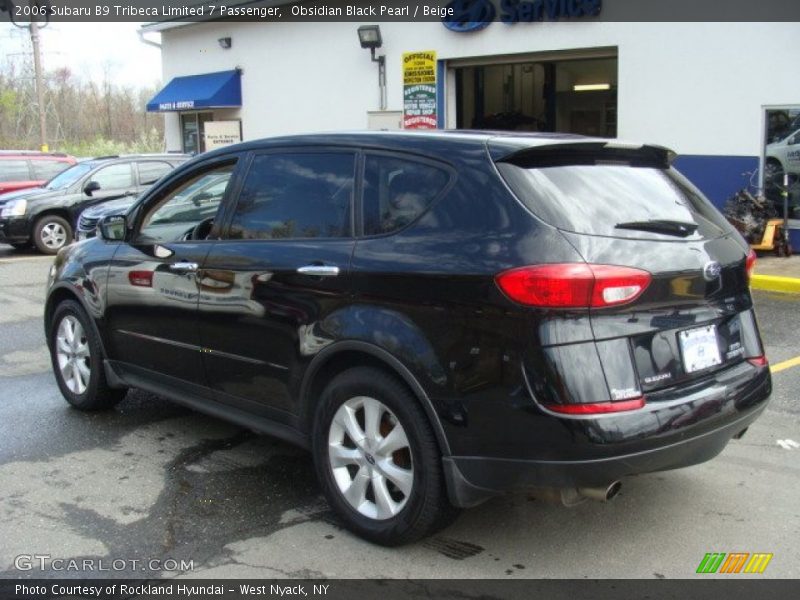 Obsidian Black Pearl / Beige 2006 Subaru B9 Tribeca Limited 7 Passenger