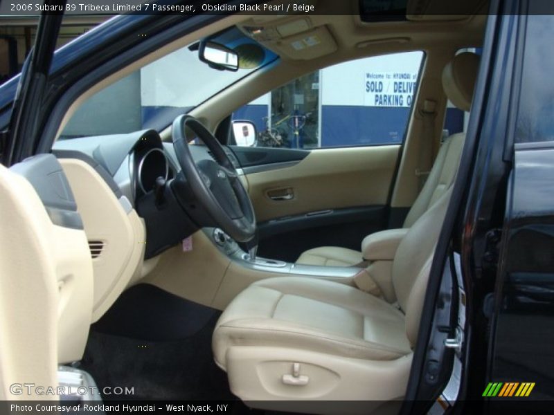 Obsidian Black Pearl / Beige 2006 Subaru B9 Tribeca Limited 7 Passenger