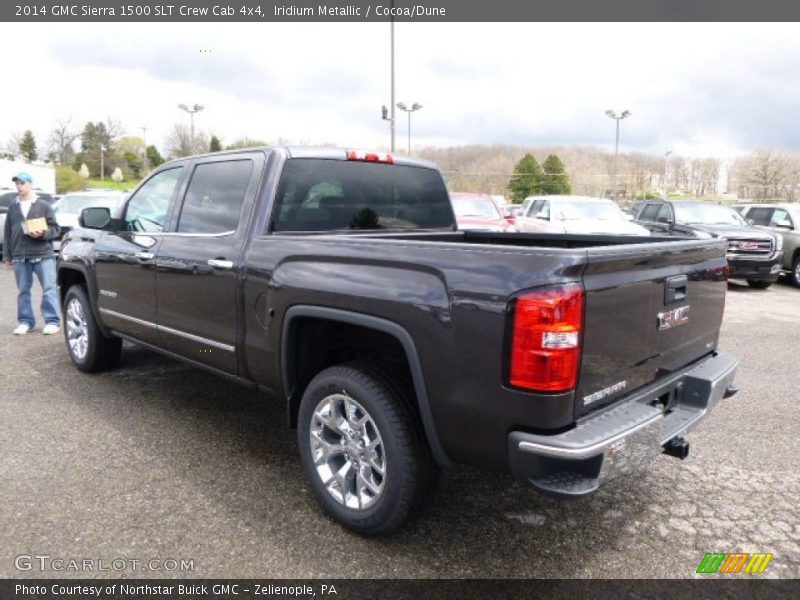 Iridium Metallic / Cocoa/Dune 2014 GMC Sierra 1500 SLT Crew Cab 4x4