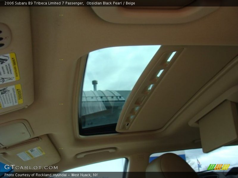 Obsidian Black Pearl / Beige 2006 Subaru B9 Tribeca Limited 7 Passenger