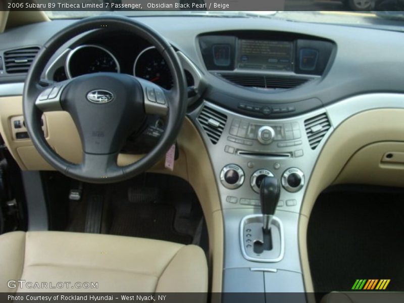 Obsidian Black Pearl / Beige 2006 Subaru B9 Tribeca Limited 7 Passenger