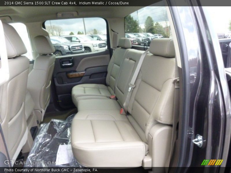 Iridium Metallic / Cocoa/Dune 2014 GMC Sierra 1500 SLT Crew Cab 4x4