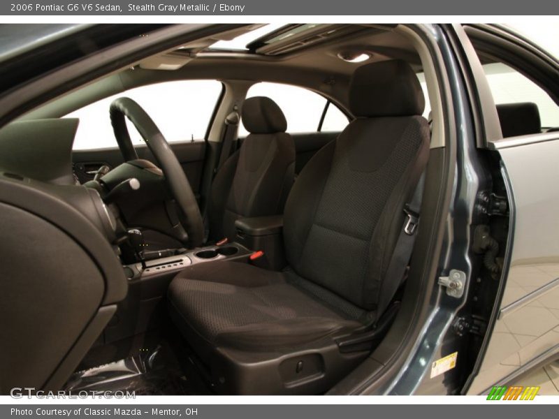 Stealth Gray Metallic / Ebony 2006 Pontiac G6 V6 Sedan