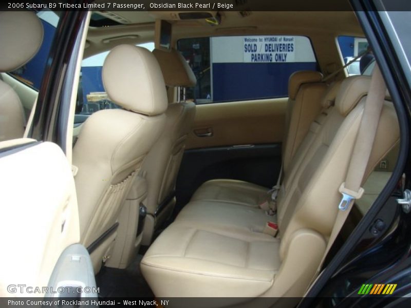 Obsidian Black Pearl / Beige 2006 Subaru B9 Tribeca Limited 7 Passenger
