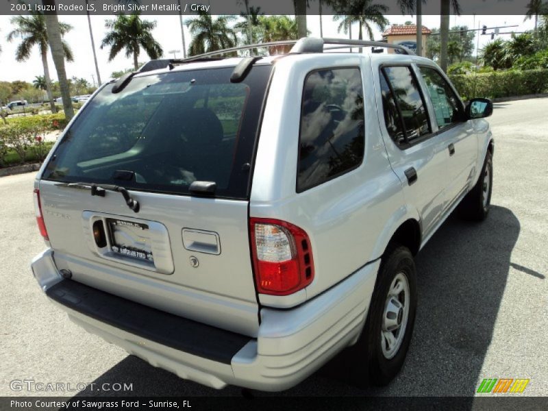 Bright Silver Metallic / Gray 2001 Isuzu Rodeo LS