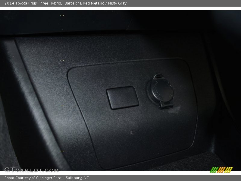 Barcelona Red Metallic / Misty Gray 2014 Toyota Prius Three Hybrid