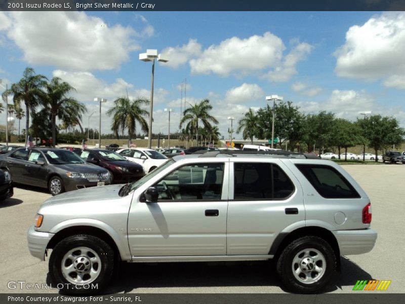 Bright Silver Metallic / Gray 2001 Isuzu Rodeo LS