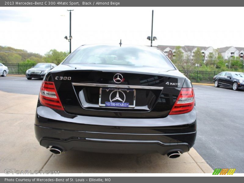 Black / Almond Beige 2013 Mercedes-Benz C 300 4Matic Sport