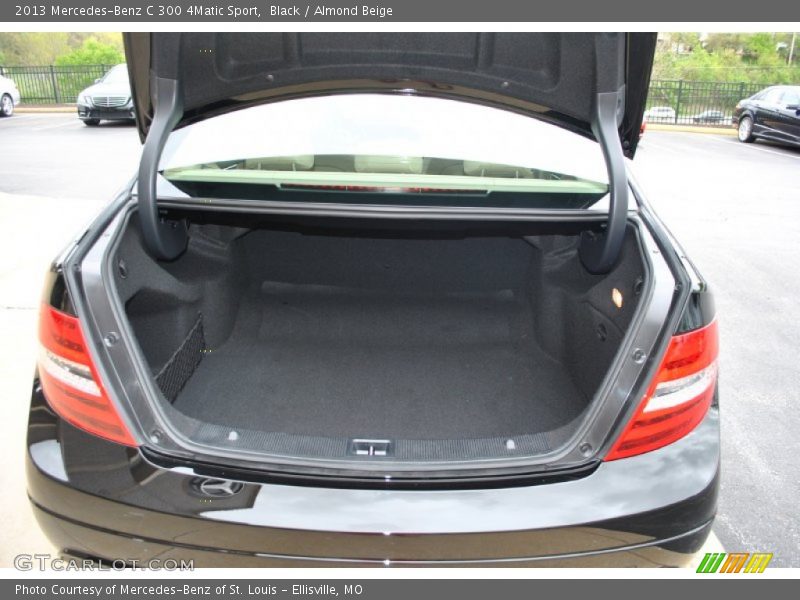 Black / Almond Beige 2013 Mercedes-Benz C 300 4Matic Sport