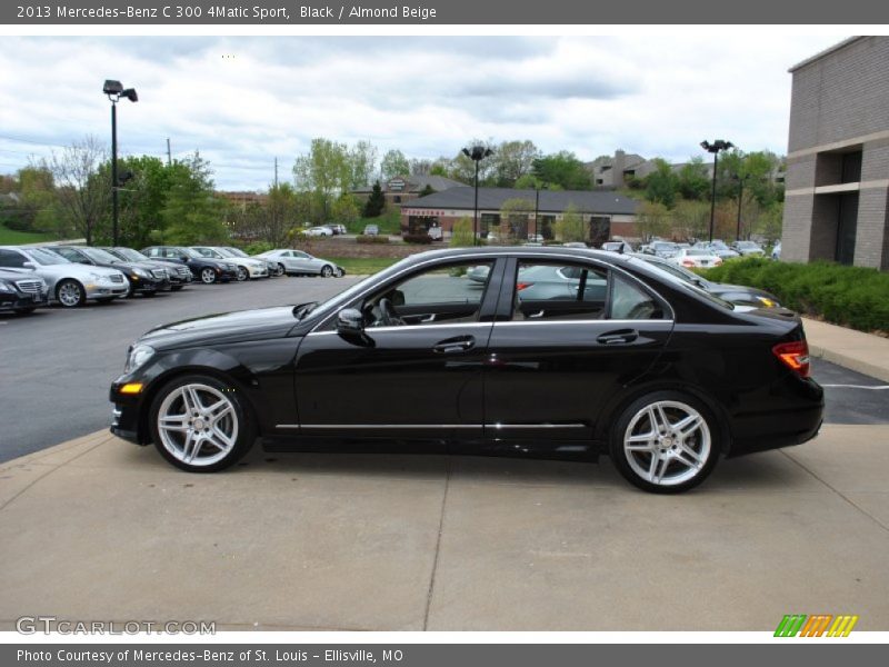 Black / Almond Beige 2013 Mercedes-Benz C 300 4Matic Sport