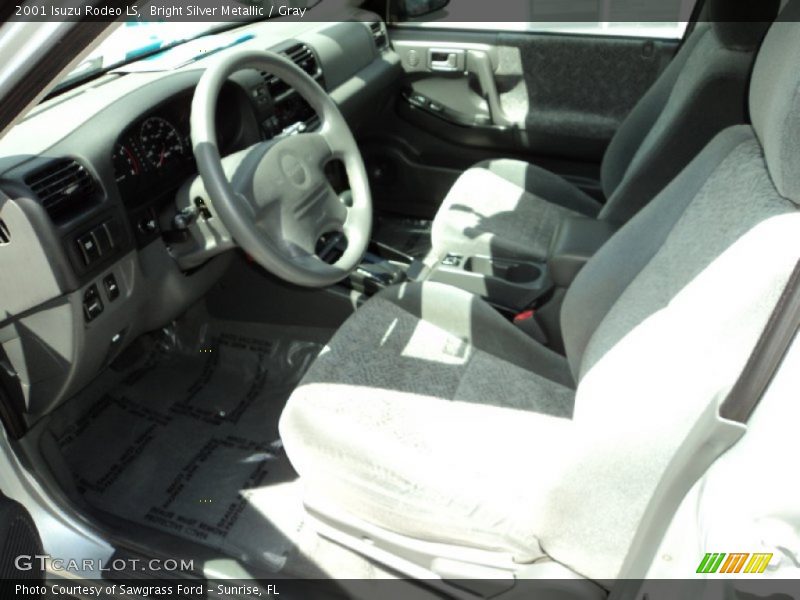 Bright Silver Metallic / Gray 2001 Isuzu Rodeo LS