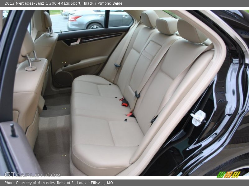 Black / Almond Beige 2013 Mercedes-Benz C 300 4Matic Sport