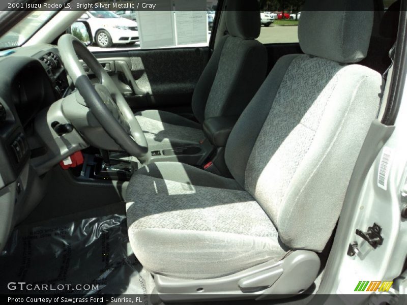 Bright Silver Metallic / Gray 2001 Isuzu Rodeo LS