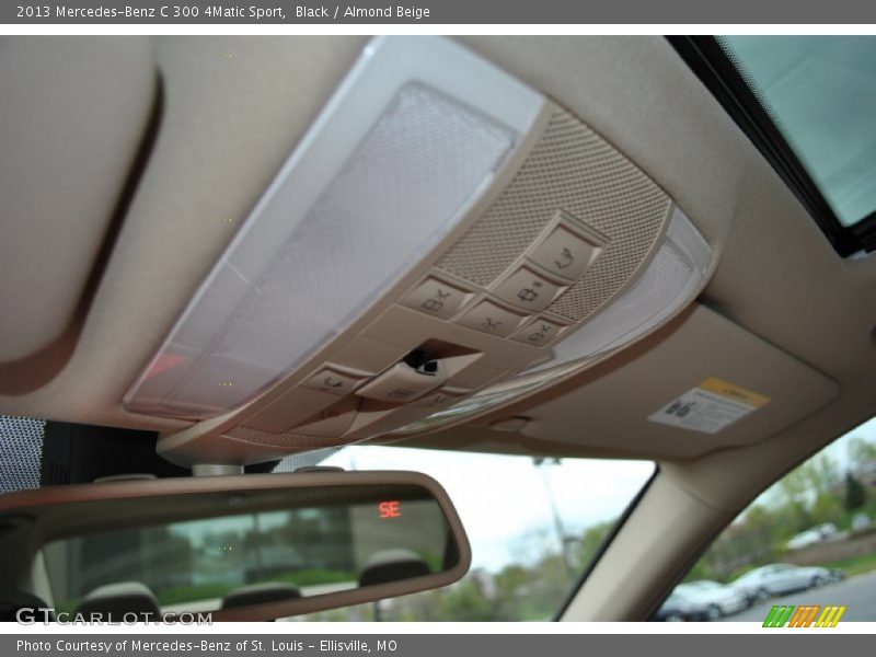 Black / Almond Beige 2013 Mercedes-Benz C 300 4Matic Sport