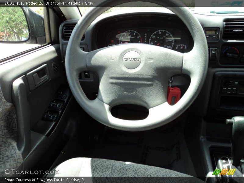 Bright Silver Metallic / Gray 2001 Isuzu Rodeo LS