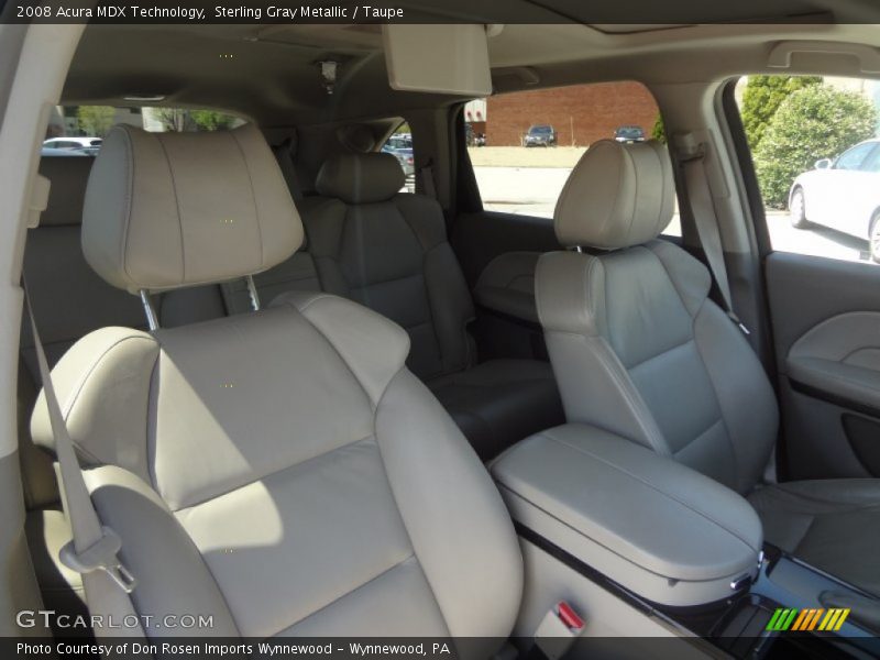 Sterling Gray Metallic / Taupe 2008 Acura MDX Technology