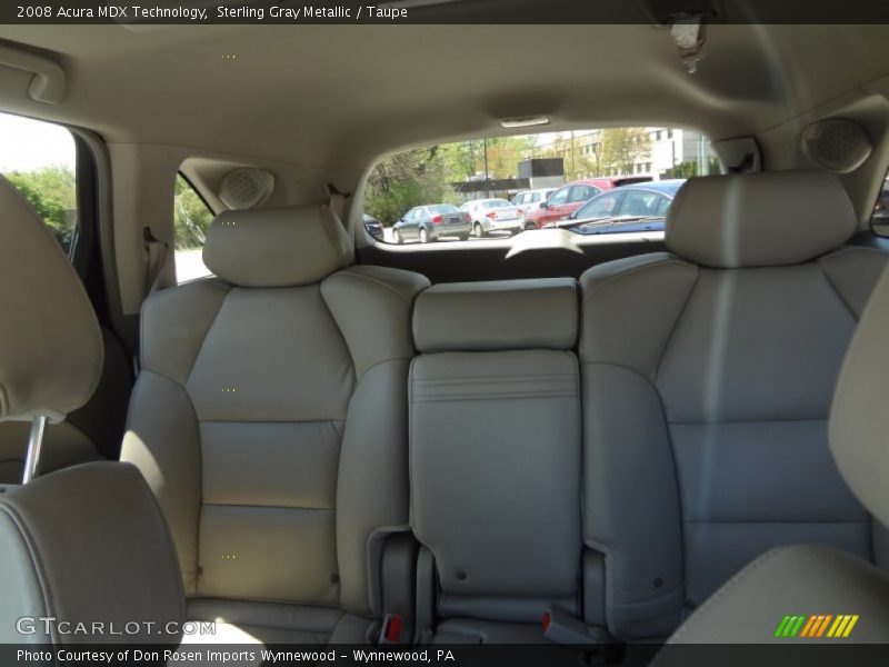 Sterling Gray Metallic / Taupe 2008 Acura MDX Technology