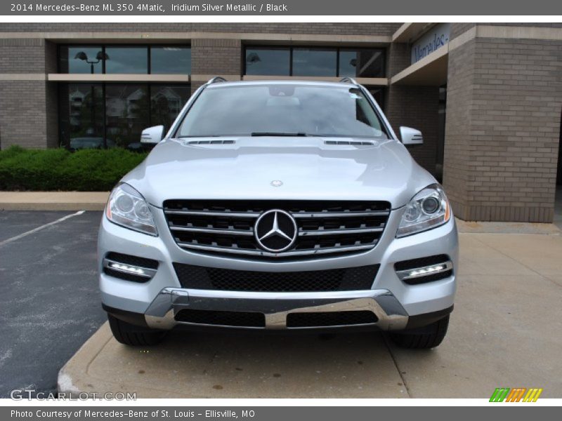 Iridium Silver Metallic / Black 2014 Mercedes-Benz ML 350 4Matic