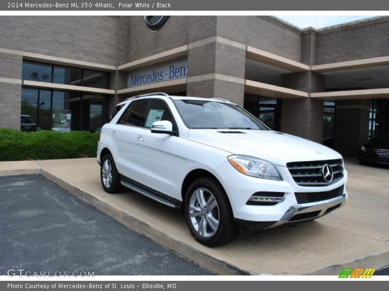 Polar White / Black 2014 Mercedes-Benz ML 350 4Matic