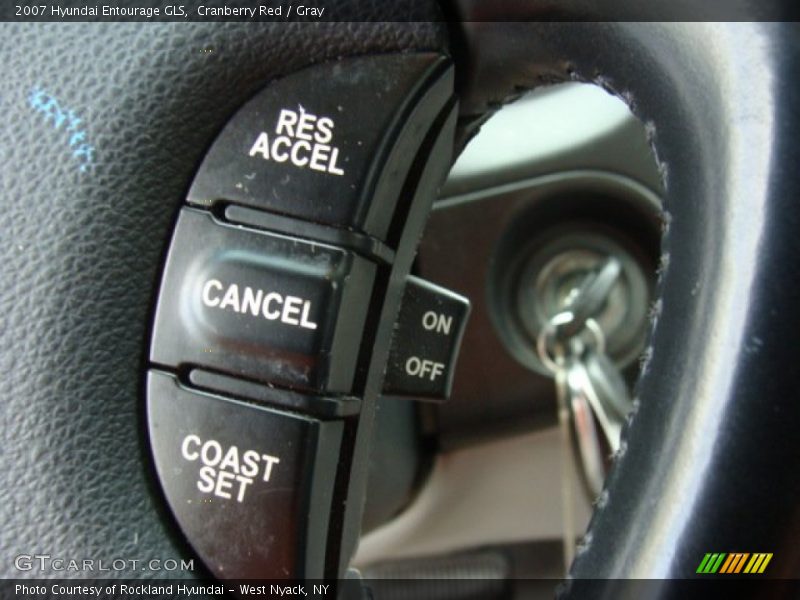 Cranberry Red / Gray 2007 Hyundai Entourage GLS