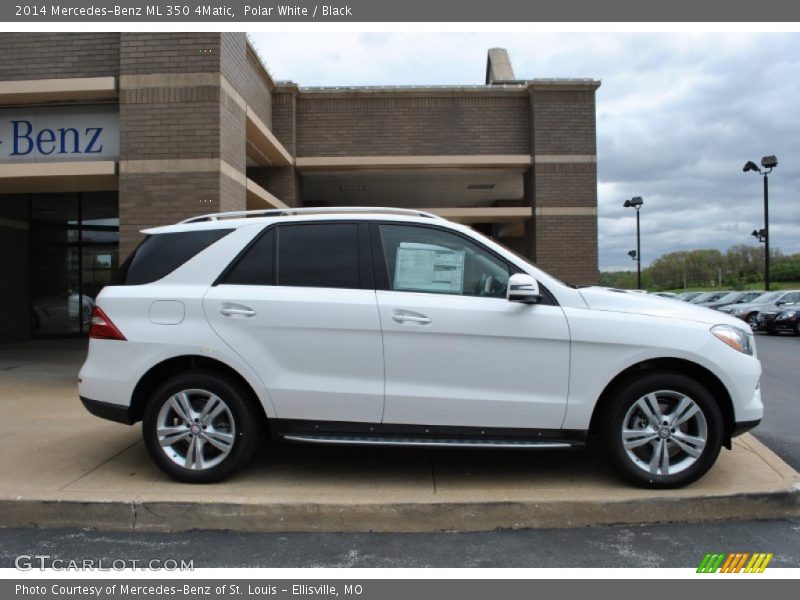 Polar White / Black 2014 Mercedes-Benz ML 350 4Matic