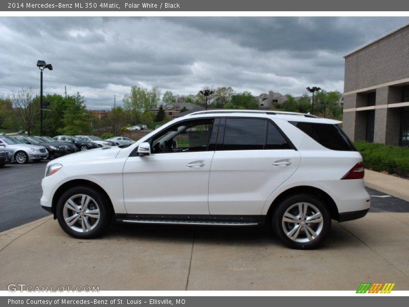 Polar White / Black 2014 Mercedes-Benz ML 350 4Matic