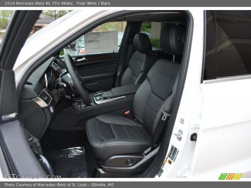 Polar White / Black 2014 Mercedes-Benz ML 350 4Matic