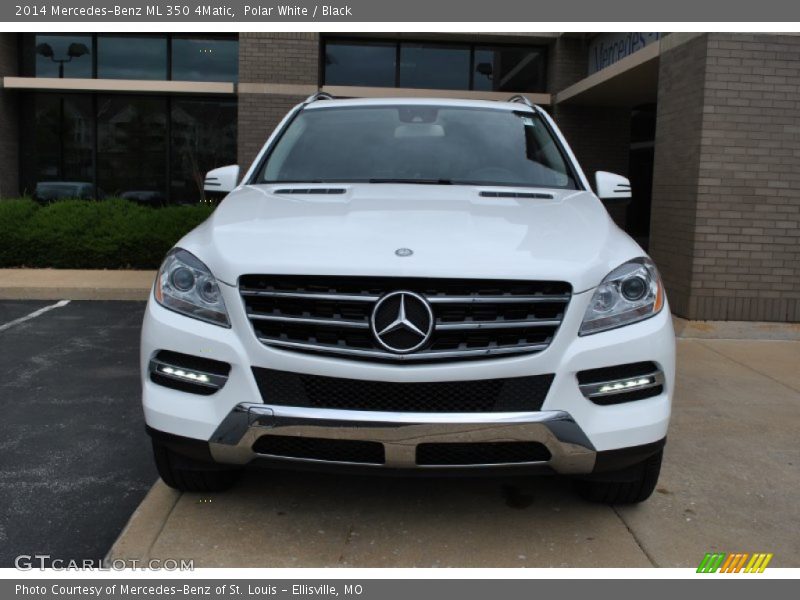 Polar White / Black 2014 Mercedes-Benz ML 350 4Matic