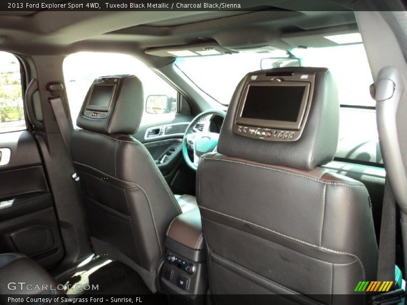 Tuxedo Black Metallic / Charcoal Black/Sienna 2013 Ford Explorer Sport 4WD