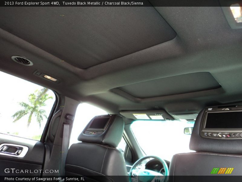 Tuxedo Black Metallic / Charcoal Black/Sienna 2013 Ford Explorer Sport 4WD