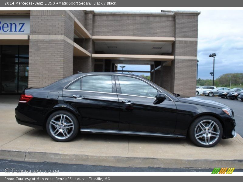 Black / Black 2014 Mercedes-Benz E 350 4Matic Sport Sedan