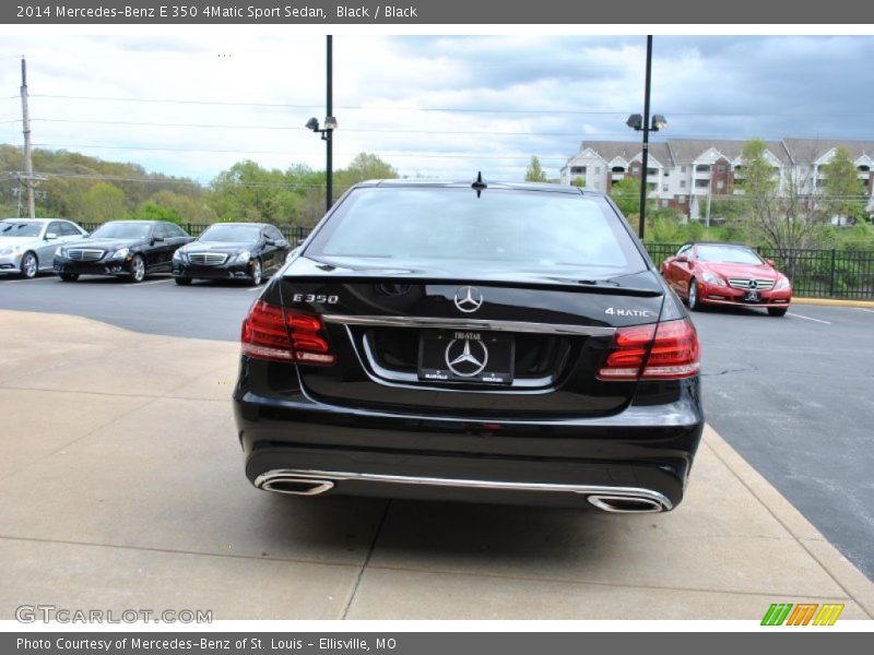 Black / Black 2014 Mercedes-Benz E 350 4Matic Sport Sedan