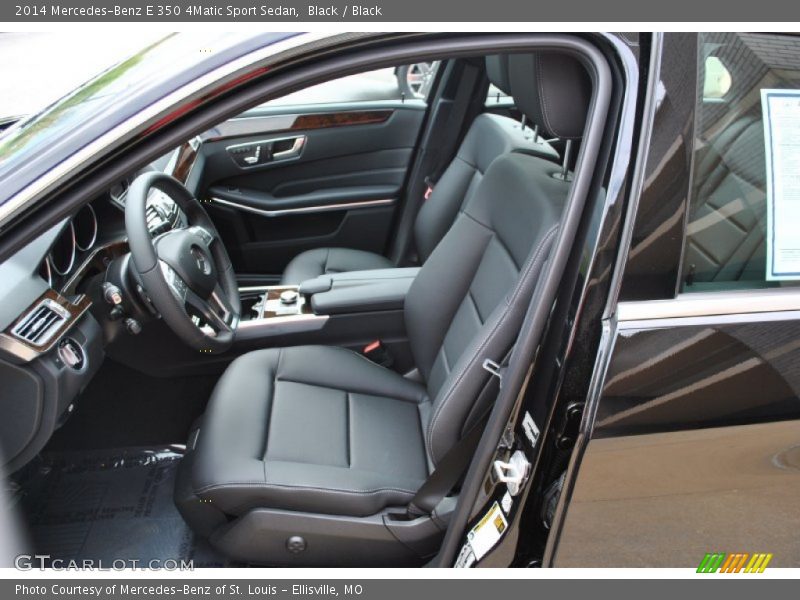 Black / Black 2014 Mercedes-Benz E 350 4Matic Sport Sedan