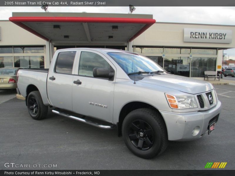 Radiant Silver / Steel 2005 Nissan Titan XE Crew Cab 4x4
