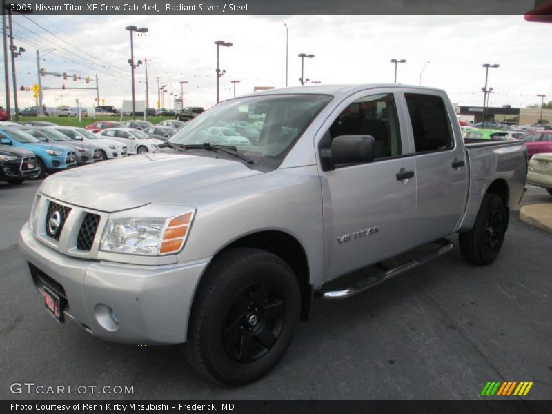 Radiant Silver / Steel 2005 Nissan Titan XE Crew Cab 4x4