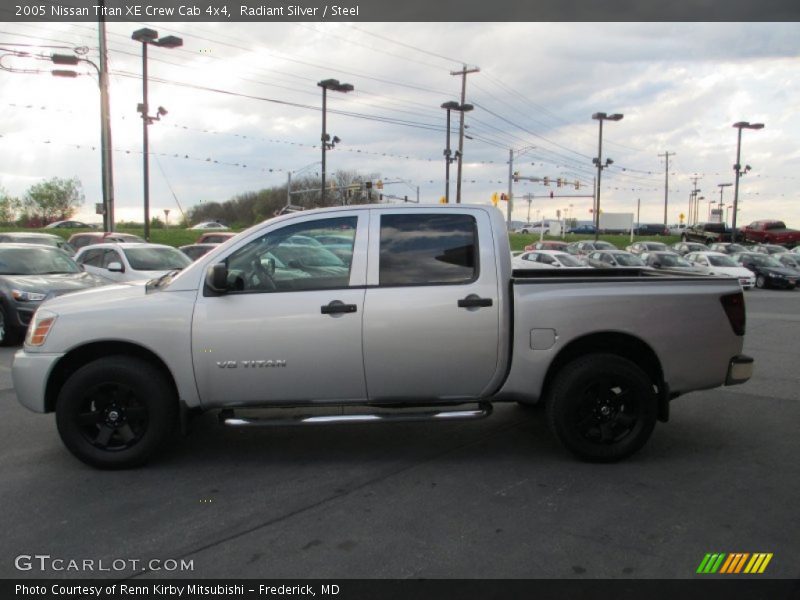 Radiant Silver / Steel 2005 Nissan Titan XE Crew Cab 4x4