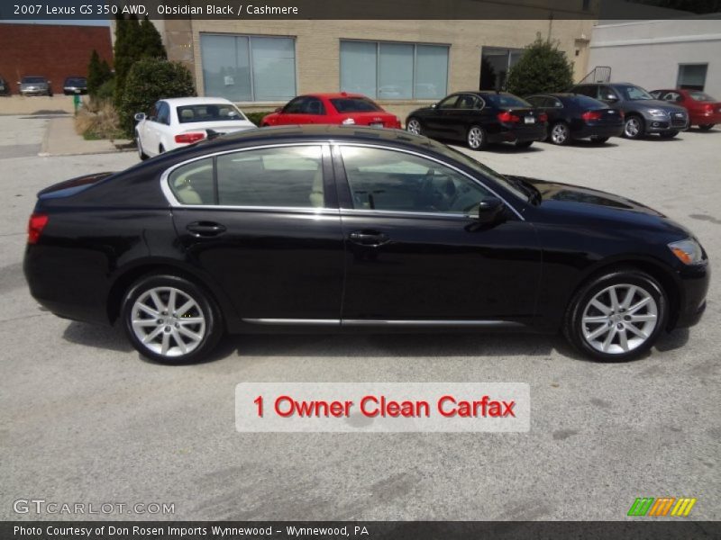 Obsidian Black / Cashmere 2007 Lexus GS 350 AWD