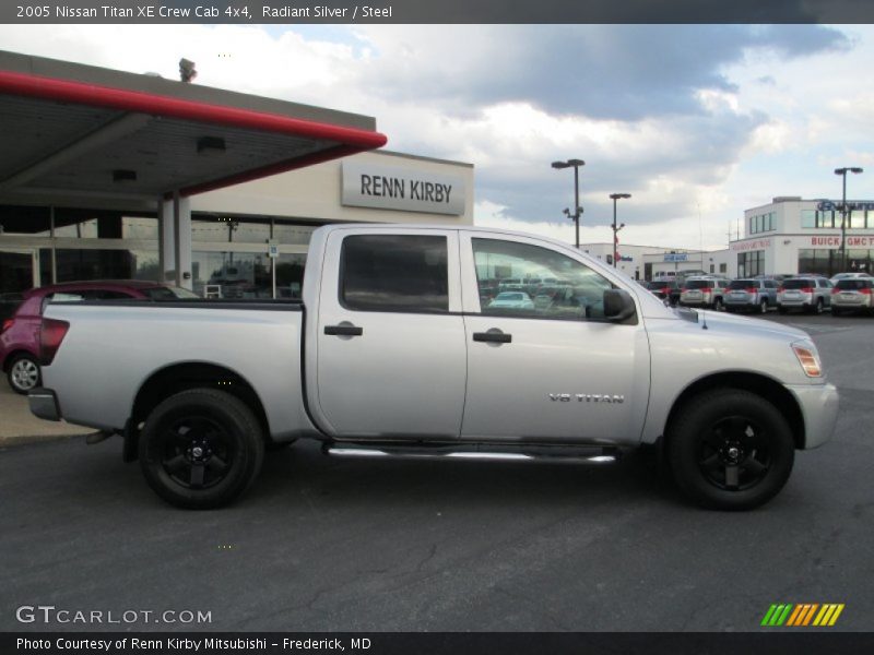 Radiant Silver / Steel 2005 Nissan Titan XE Crew Cab 4x4