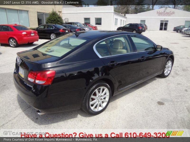 Obsidian Black / Cashmere 2007 Lexus GS 350 AWD