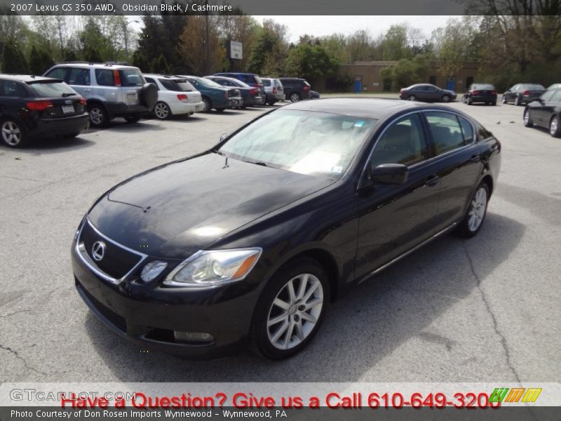 Obsidian Black / Cashmere 2007 Lexus GS 350 AWD