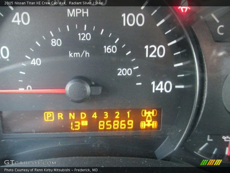 Radiant Silver / Steel 2005 Nissan Titan XE Crew Cab 4x4