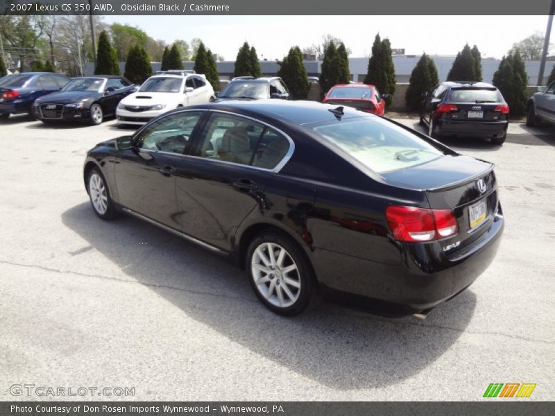 Obsidian Black / Cashmere 2007 Lexus GS 350 AWD
