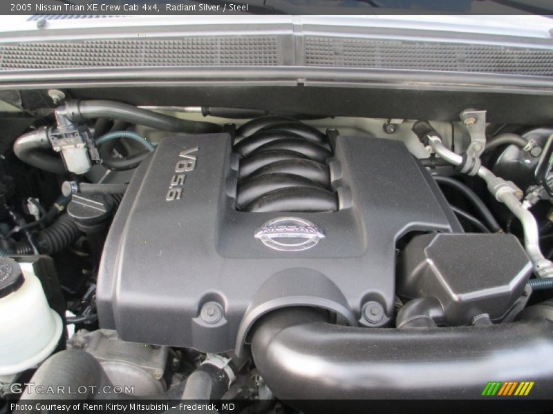 Radiant Silver / Steel 2005 Nissan Titan XE Crew Cab 4x4