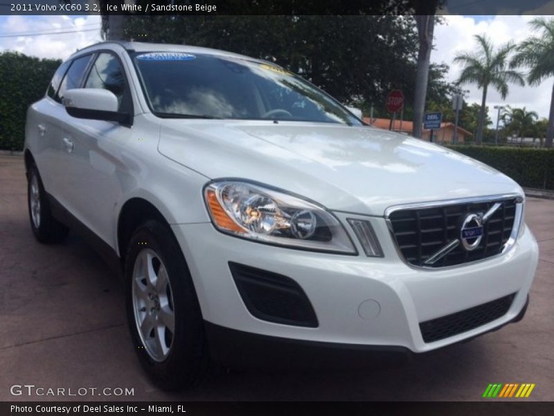 Ice White / Sandstone Beige 2011 Volvo XC60 3.2