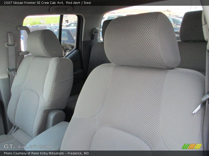 Red Alert / Steel 2007 Nissan Frontier SE Crew Cab 4x4
