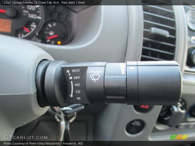 Red Alert / Steel 2007 Nissan Frontier SE Crew Cab 4x4