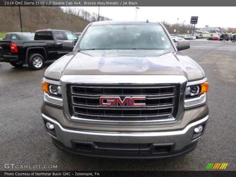 Bronze Alloy Metallic / Jet Black 2014 GMC Sierra 1500 SLE Double Cab 4x4